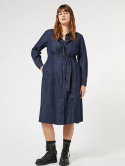 Abito chemisier in denim leggero*Marina Rinaldi New