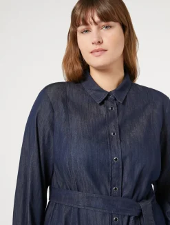 Abito chemisier in denim leggero*Marina Rinaldi New