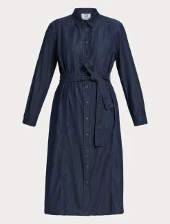 Abito chemisier in denim leggero*Marina Rinaldi New