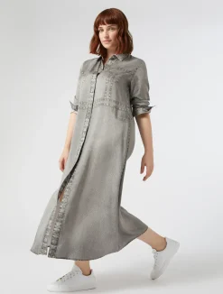 Abito chemisier in raso*Marina Rinaldi Clearance