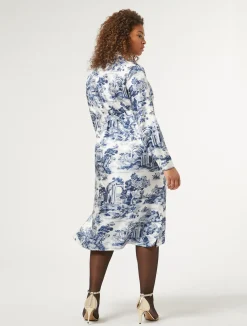 Abito chemisier in twill*Marina Rinaldi Outlet