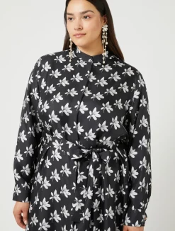 Abito chemisier in twill*Marina Rinaldi Sale