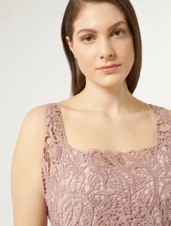 Abito con ricamo macramè*Marina Rinaldi New