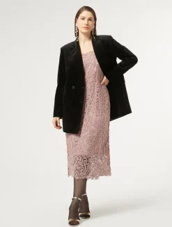 Abito con ricamo macramè*Marina Rinaldi New