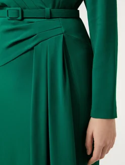 Abito in cady con drappeggio*Marina Rinaldi Clearance