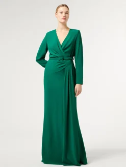 Abito in cady con drappeggio*Marina Rinaldi Clearance