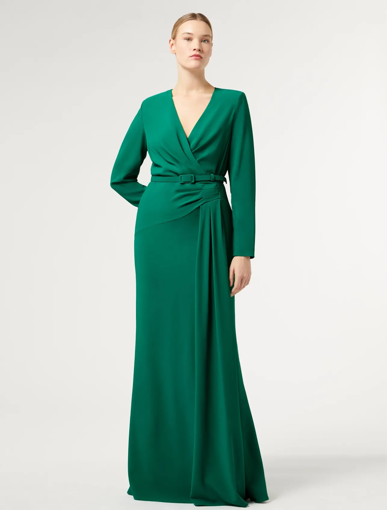 Abito in cady con drappeggio*Marina Rinaldi Clearance