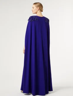 Abito in cady con ricamo*Marina Rinaldi Discount