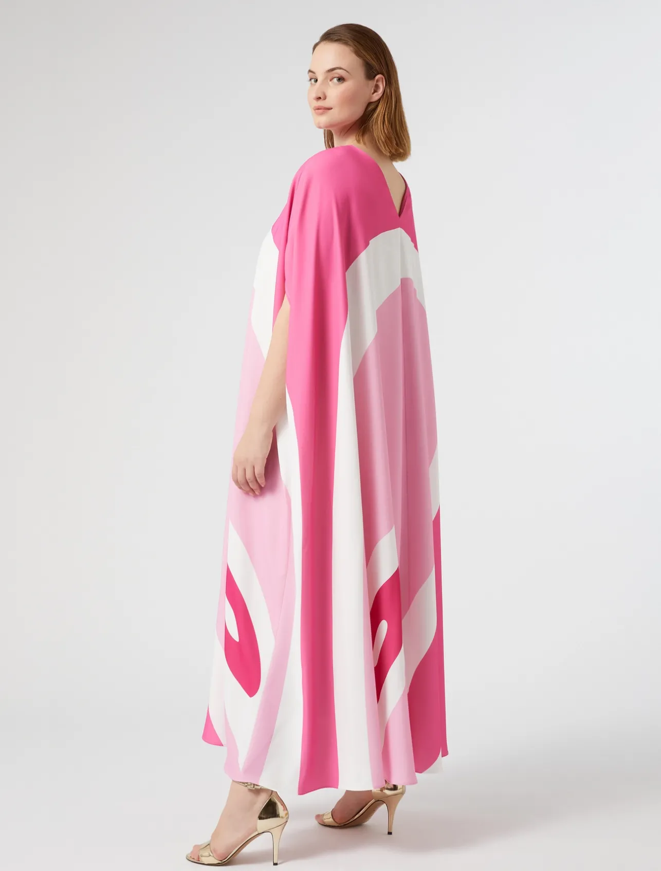 Abito in cady stampato*Marina Rinaldi Outlet