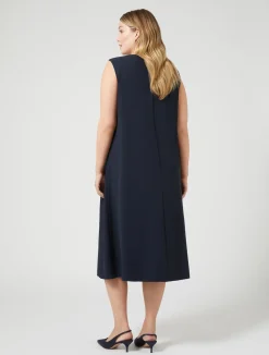 Abito in crêpe con ricamo*Marina Rinaldi Best