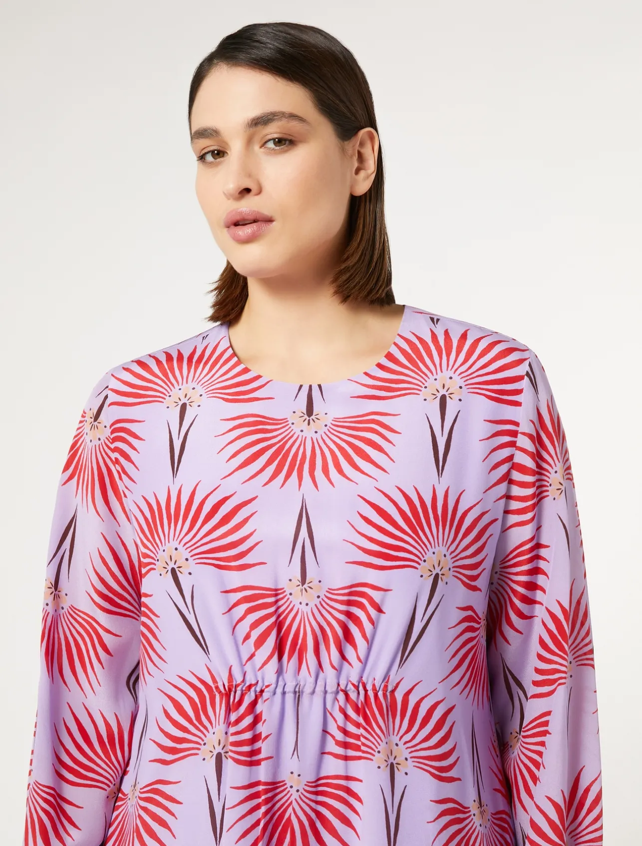 Abito in crêpe de Chine di seta*Marina Rinaldi Fashion