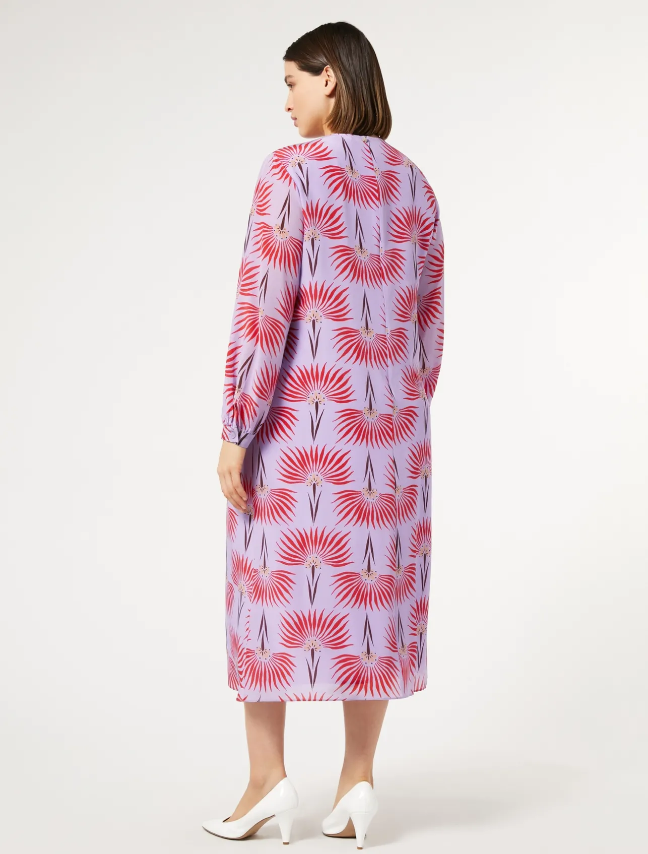 Abito in crêpe de Chine di seta*Marina Rinaldi Fashion