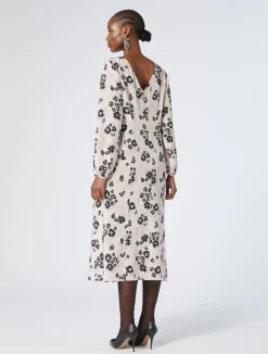 Abito in crêpe de Chine di seta*Marina Rinaldi Fashion