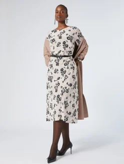 Abito in crêpe de Chine di seta*Marina Rinaldi Fashion