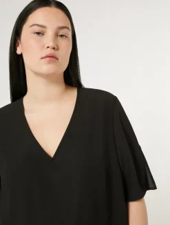 Abito in crêpe di envers satin*Marina Rinaldi Best