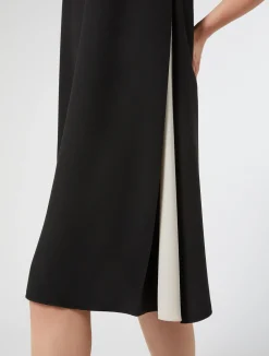 Abito in crêpe envers satin*Marina Rinaldi Hot