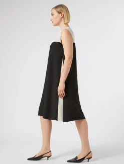 Abito in crêpe envers satin*Marina Rinaldi Hot