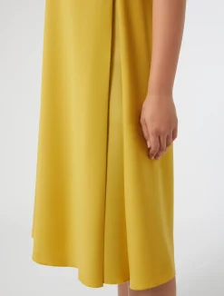 Abito in crêpe envers satin*Marina Rinaldi Sale