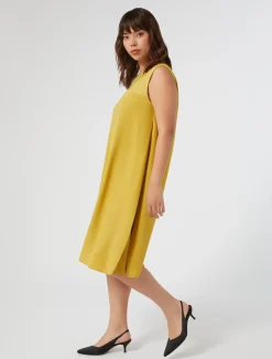 Abito in crêpe envers satin*Marina Rinaldi Sale