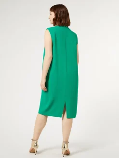 Abito in crêpe envers satin*Marina Rinaldi Outlet