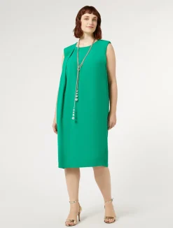 Abito in crêpe envers satin*Marina Rinaldi Outlet