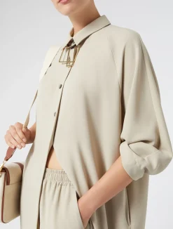 Abito in crêpe envers satin*Marina Rinaldi Outlet