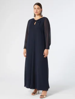 Abito in crêpe georgette*Marina Rinaldi New