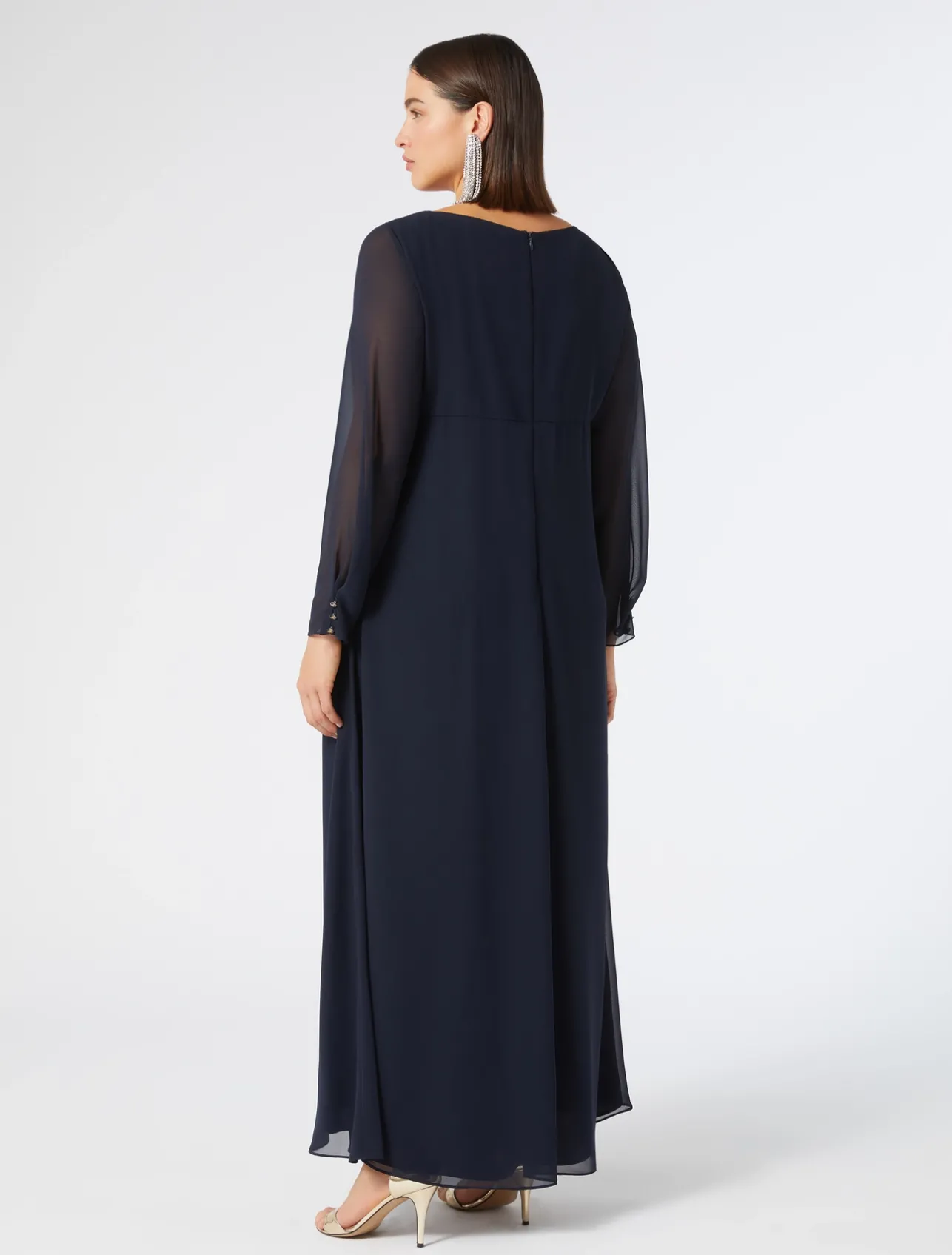 Abito in crêpe georgette*Marina Rinaldi New