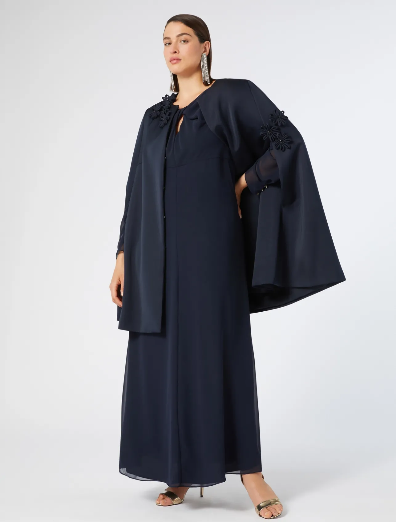 Abito in crêpe georgette*Marina Rinaldi New