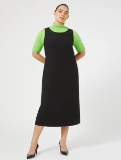 Abito in crêpe satin*Marina Rinaldi Sale