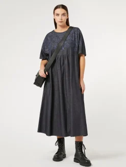 Abito in denim con ricamo*Marina Rinaldi Discount