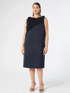 Abito in duchesse con ricami*Marina Rinaldi Fashion