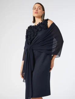 Abito in duchesse con ricami*Marina Rinaldi Fashion