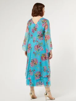 Abito in georgette di seta*Marina Rinaldi Sale