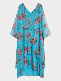 Abito in georgette di seta*Marina Rinaldi Sale