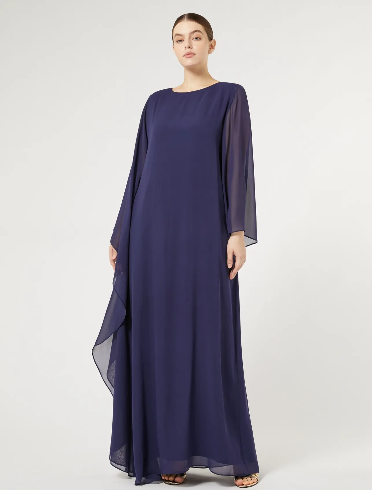 Abito in georgette di seta*Marina Rinaldi New
