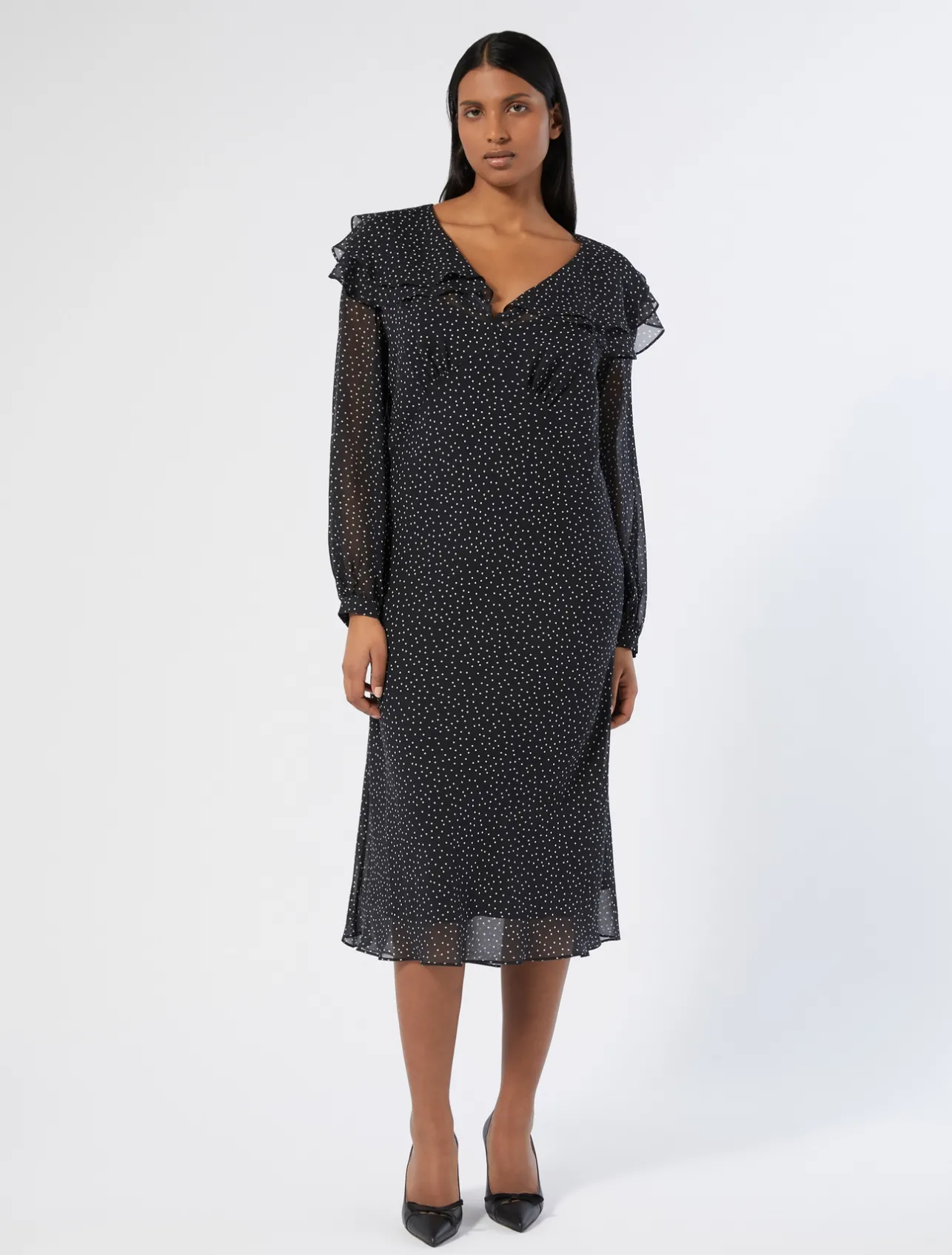 Abito in georgette di seta*Marina Rinaldi Hot