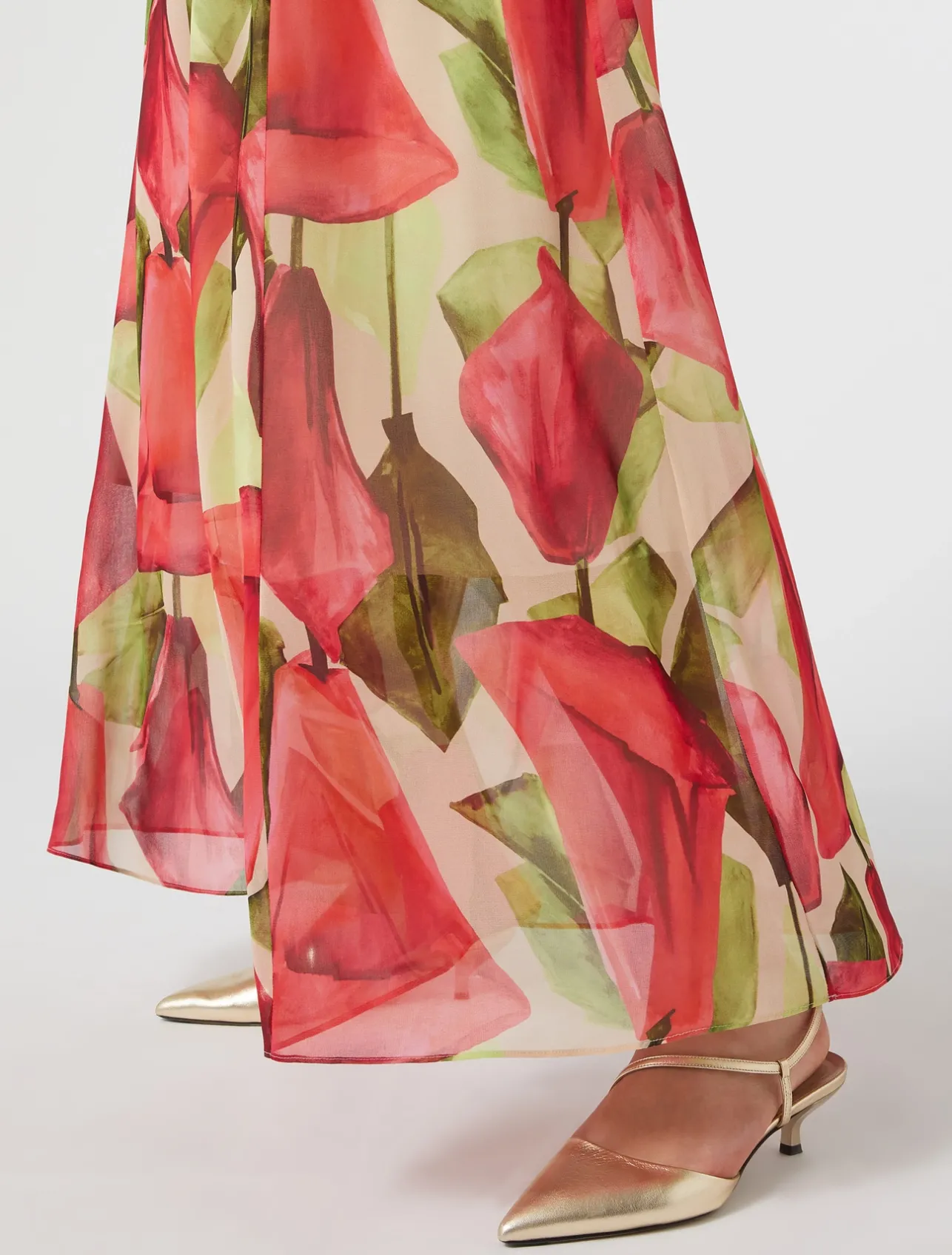 Abito in georgette stampata*Marina Rinaldi Fashion