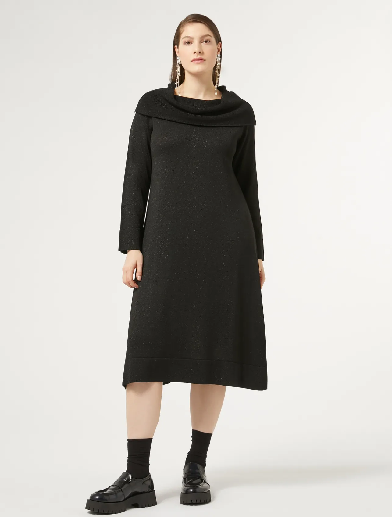 Abito in lana e lurex*Marina Rinaldi Outlet