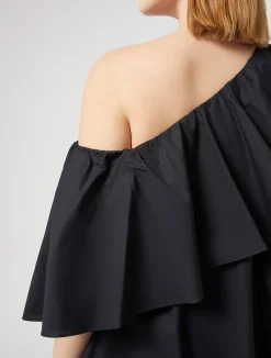 Abito in popeline a balze*Marina Rinaldi Clearance