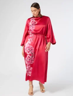 Abito in raso di seta*Marina Rinaldi Discount