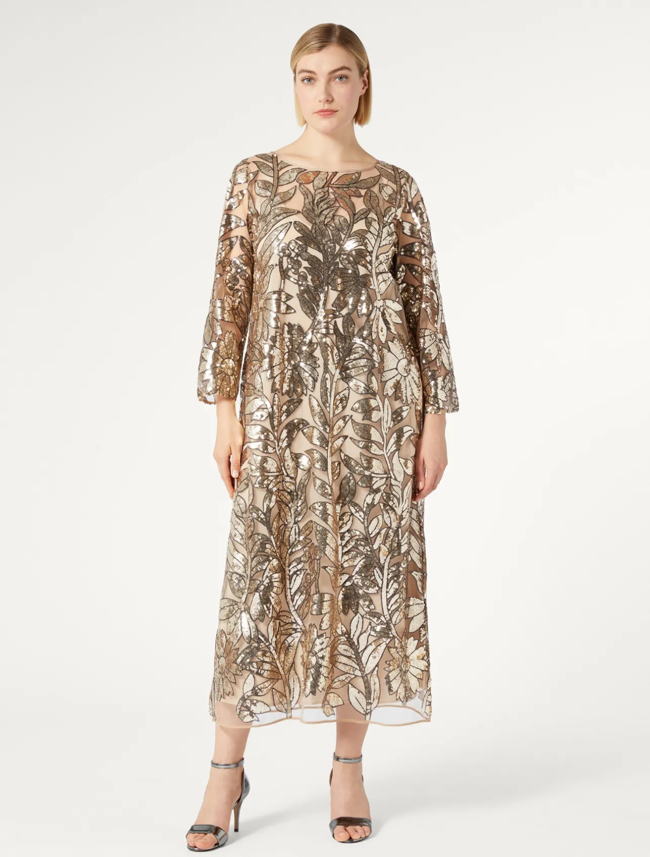 Abito in tulle con paillettes*Marina Rinaldi Clearance