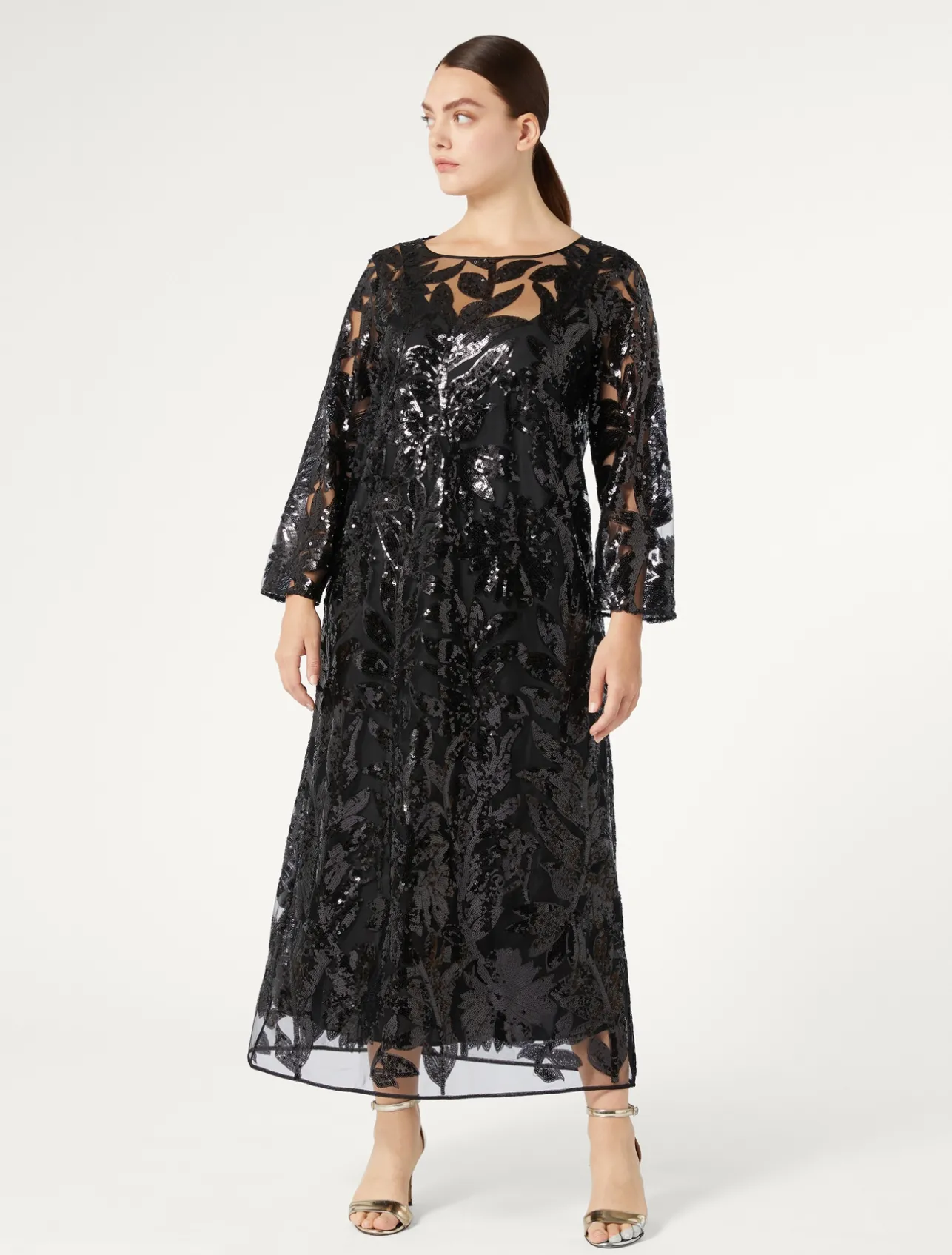 Abito in tulle con paillettes*Marina Rinaldi Hot