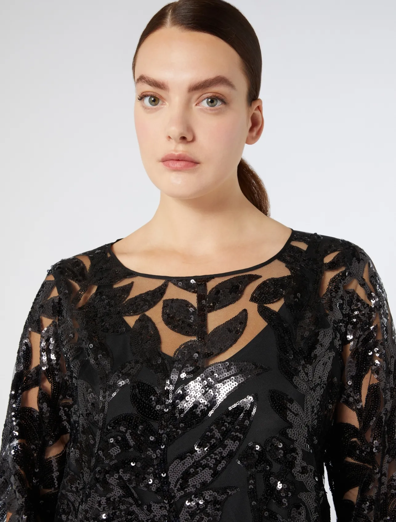 Abito in tulle con paillettes*Marina Rinaldi Hot