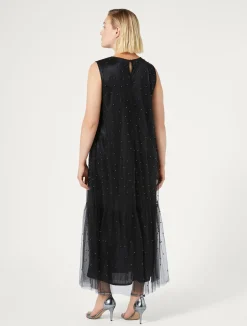Abito in tulle con ricamo*Marina Rinaldi Hot