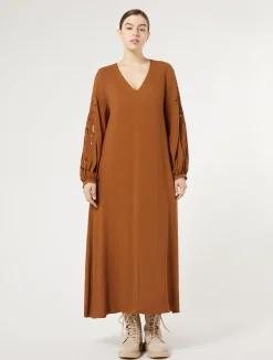 Abito in twill di viscosa*Marina Rinaldi Fashion