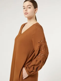 Abito in twill di viscosa*Marina Rinaldi Fashion
