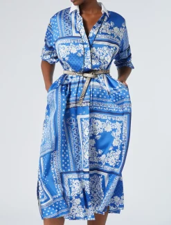 Abito in twill stampato*Marina Rinaldi Online