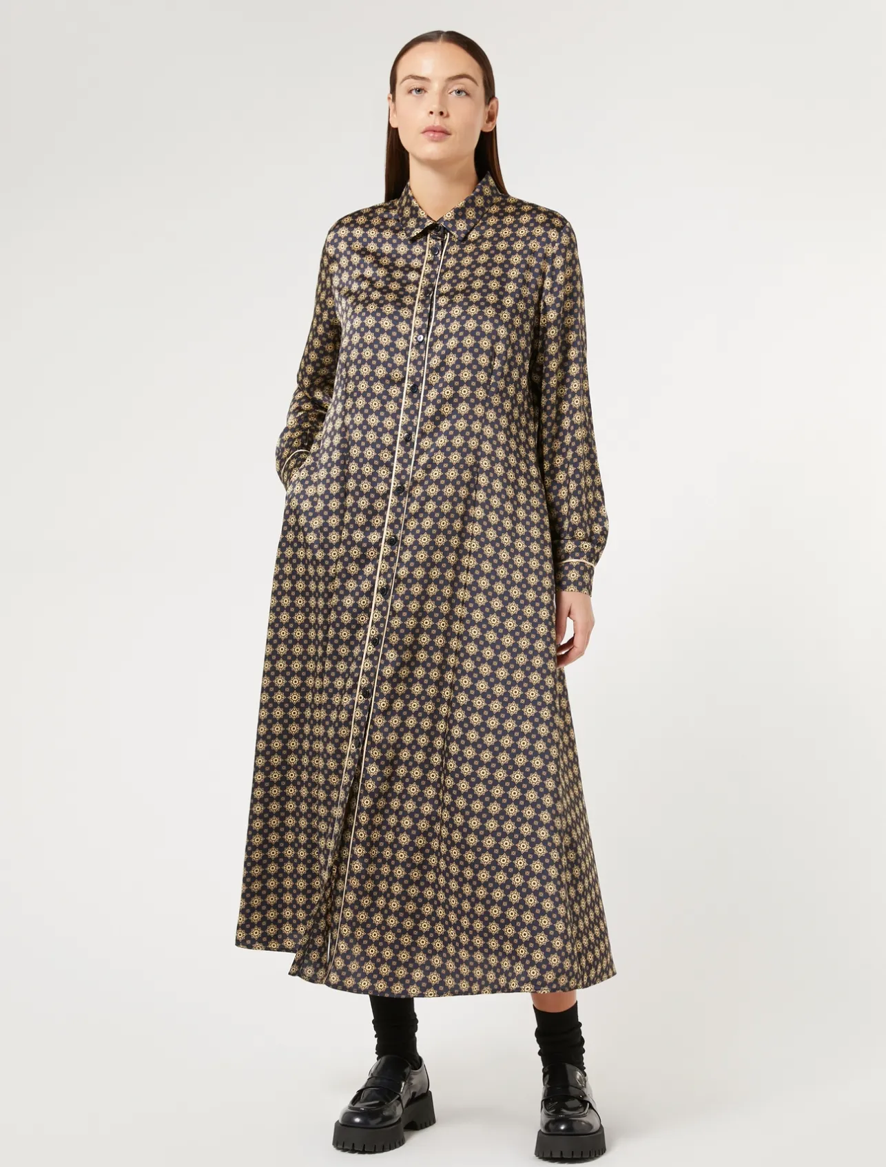 Abito in twill stampato*Marina Rinaldi Clearance