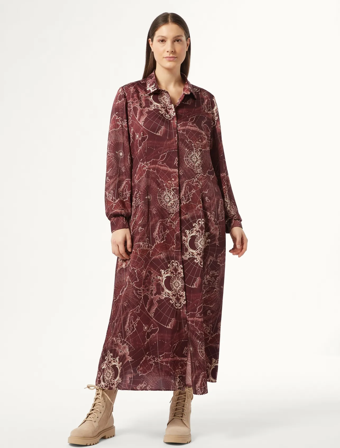 Abito in twill stampato*Marina Rinaldi New